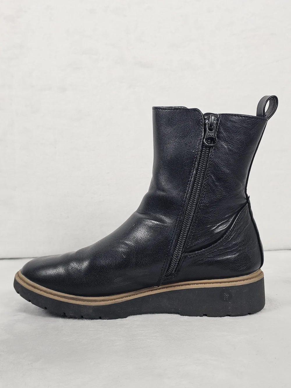 Art Class Kids Girls Laurel Side Zip Wedge Chelsea Boots Black Size 3